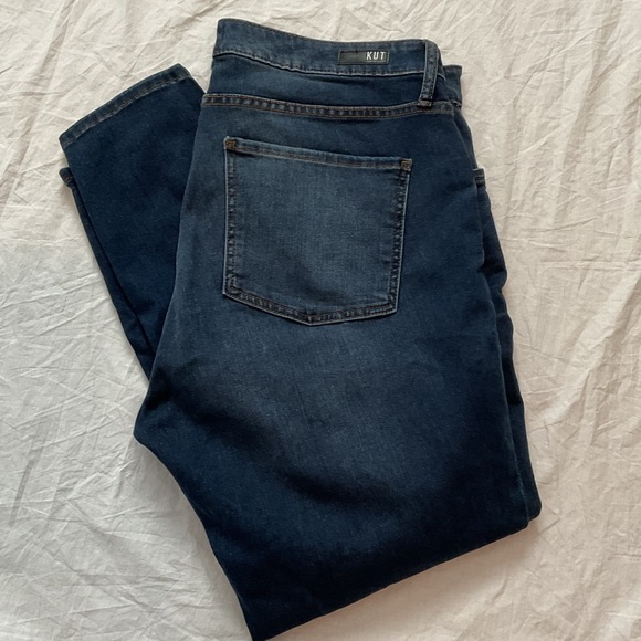 Kut from the Kloth Denim - Kut from the Kloth Jeans Naomi Fab AB Girlfriend Angle Straight Size 14W